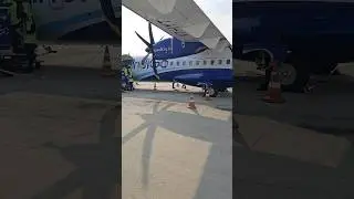 Самый маленький самолет в Индии ATR ✈️ #маленький #рейс #самолет #аэропорт #путешествие #шорты #п...