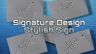 Name Signature stylish signature design #signaturetutorial #signature @RUDRAVISHAL-ART