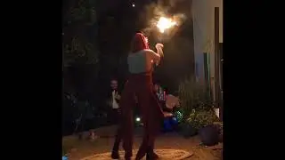 Palm torches, Levi wand show🔥