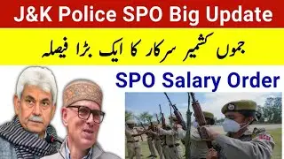 Jk Police SPOs Salary Increase update|| SPOsRegularisation||Pension||SRO