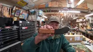 Talkin from the shop.  Beaver Skinning knives!