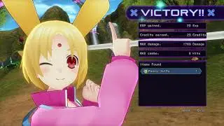 Hyperdimension Neptunia Victory (PS3) - DLC First-gen Compa Gameplay