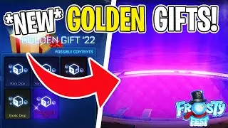 I OPENED 10 *NEW* GOLDEN GIFT '22 CRATES IN ROCKET LEAGUE!  | FROSTY FEST EVENT