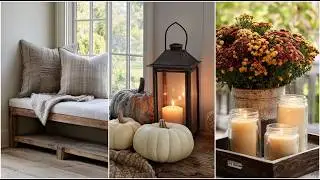 Restoration Hardware Inspired Style Fall Decor on a Thrift Store Budget