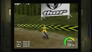 Excitebike 64 Lefty's Mill Time Trials Nintendo 64 (N64) Emulated (NTSC)