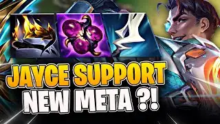 JAYCE SUPPORT IS STRONGER THAN YOU CAN BELIEVE 1 V 9 GAMEPLAY