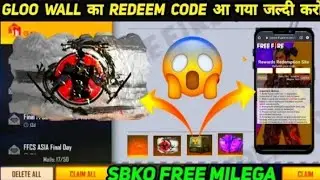 FREE FIRE REDEEM CODE TODAY 24 MAY | FREE FIRE REDEEM CODE | 25 MAY FFWS GLOOWALL SKIN REDEEM CODE
