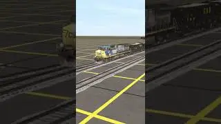 CSX CW44AC leads rock train