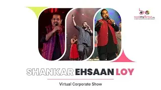 Glimpse of Shankar Ehsaan Loy Event| Virtual Corporate Show |Singer| Event Managed by Book My Artist