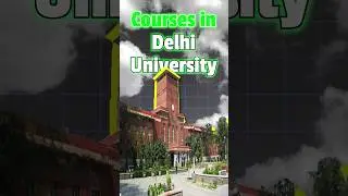 Courses in Delhi University✅✅#delhi #delhiuniversity #courses #dtu #delhicollege #engineering