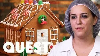 Делаем ПРЯНИЧНЫЕ ДОМИКИ! | Food Factory: Дом, который построил Санта