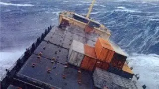 Ship In Storm | Caught In Hurricane | North Sea | Atlantic Ocean #seastorm#ocean #shipinstorm #sea