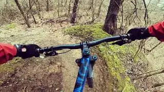 Rangeline Nature Preserve Mountain Biking - Anderson IN