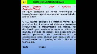 61- CONHECIMENTOS GERAIS PARA CONCURSOS #concursopublico #enem #quiz #direito #shorts #2025