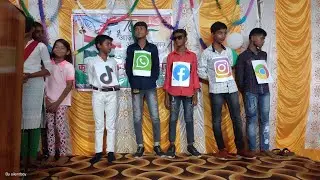 सोशल मीडिया नाटक#best natak performance @Krishna Education Institute#best youtube videos