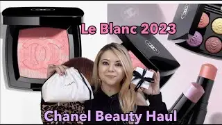 Unboxing CHANEL Le Blanc 2023 Collection! Luxury Beauty! Special Limited Edition Blush!