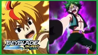 BEYBLADE BURST Surge Episode 12 Dub - Valt & Free vs Rantaro & Silas