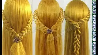 Tutoriels Coiffures queue de cheval originale 3 id&eacute;es Beautiful HairstylesSAMSAM BEAUTY