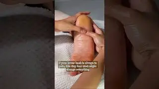 Don&rsquo;t let the pain stop your happiness, try this foot massage #footmassage #footpain #massage