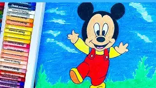 How to Draw Mickey Mouse | Cute Mickey Mouse Drawing