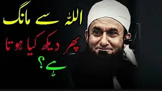 Allah Se Mango Phir Dekho Kya Hota Hai 🤲✨ Molana tariq jameel