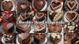 Heart Shape Chocolate Cake Designs/Heart Shape Cake Ideas/Chocolate Cake Design/Birthday Cake Ideas