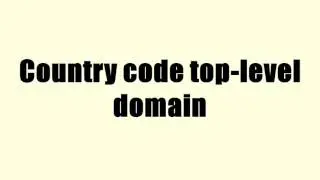Country code top-level domain