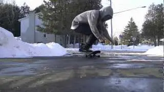 Fakie Inward Heel and Halfcab Flip
