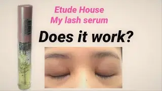 I tried Etude House My lash serum for 30 days
