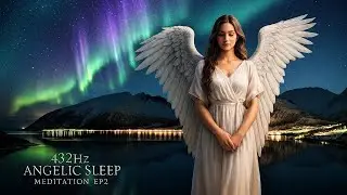 432Hz Angelic Sleep Meditation Ep2 (1hr) ✨ Deep Calm, Healing Light & Peaceful Dreams