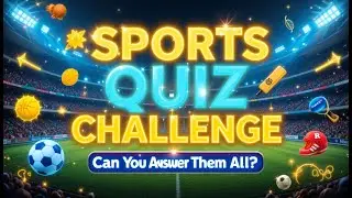 🏆 Ultimate Sports Quiz 2025 | 20 Sports Trivia Questions & Answers ⚽🏏🎾