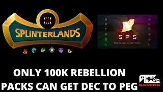 ONLY 100K REBELLION PACKS CAN GET DEC TO PEG