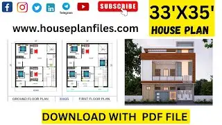 33x35 house plan | 33 by 35 house plan with car parking #houseplanfiles #4bhk #1155sqfthouseplan