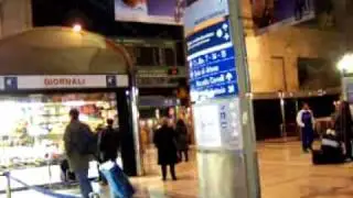 Vecchi annunci stazione centrale di Milano (treno per Genova Brignole)