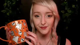 ASMR Cozy Halloween Haul | Tapping & Whispers