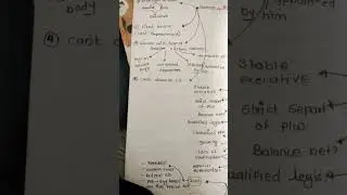 Presidential government system | polity handmade notes✍️| shorts notes#government#usa#study #phonk