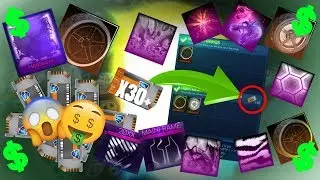 SELLING TITANIUM WHITE INVERTED GRIPSTRIDE FOR 30+ KEYS!! (Rocket League Rich Trading Montage EP 98)