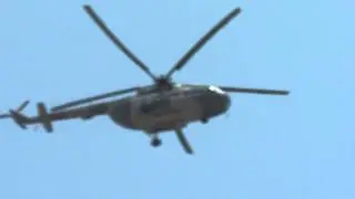 Bell 412 & Mi-17 Marina Armada de M&eacute;xico flying over M&eacute;rida, Yucat&aacute;n.