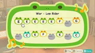 War - Low Rider | ACNH Town Tunes