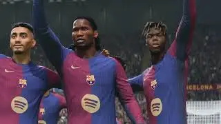 FC25 PLAYER MODE: DROGBA (ICON) || BARCA VS BAYERN! || INTENSE MATCH! || CL MATCH ||