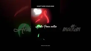 Don't Miss Your Mine✨ 💯 Tamil WhatsApp Status HD Black screen video @manicutscreation675