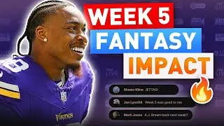 NFL Week 5 Reactions + Injuries | Early Week 6 Waiver Wire & Fantasy Football Advice (2024)