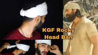 Как завязать KGF 2 Rocky Head Ban | Как завязать KGF Rocky Turban | Rumal on head | Amaan Ullah
