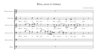 Claude Le Jeune - Dieu, nous te lo&uuml;ons (Te Deum) (1500s, late)