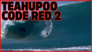 Swell code red in Teahupoo brought if you go back to the (ghastly) memories of Friday the 13th.