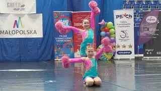 *MDK Korczaka Kraków* Cheer - PERFORMANCE CHEER - CHEER FREESTYLE POM DUET  / Kraków 2024