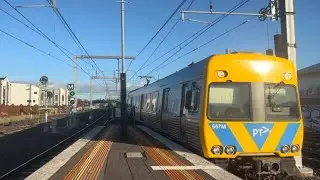 Morning Trains at Middle Footscray