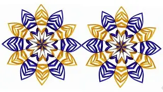 AMAZING DIY 3D HOME DECOR#snowflakes#wintercrafts#holidaycraft#papercraftideas#flowerwallhanging 