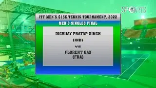 ITF Men's $15K Tennis Tournament 2022, Men's Singles FINAL | Digvijay Pratap Singh vs Florent BAX