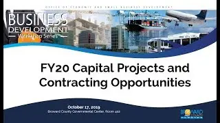 FY20 Capital Projects and Contracting Opportunities PPT Slides